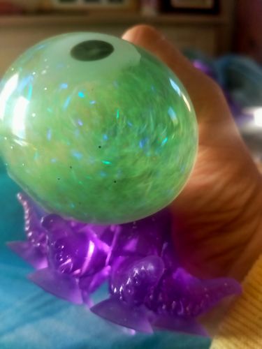 Customer photo review of Glitter Suckers Octopus by Smoosho