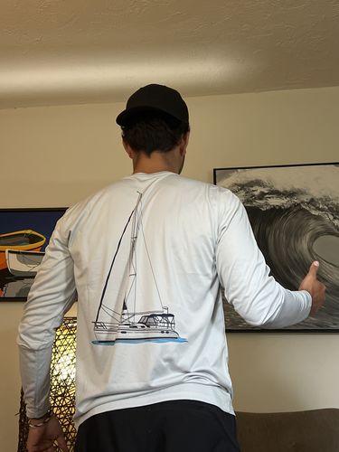 Customer photo review of Custom Digital Boat Artwork