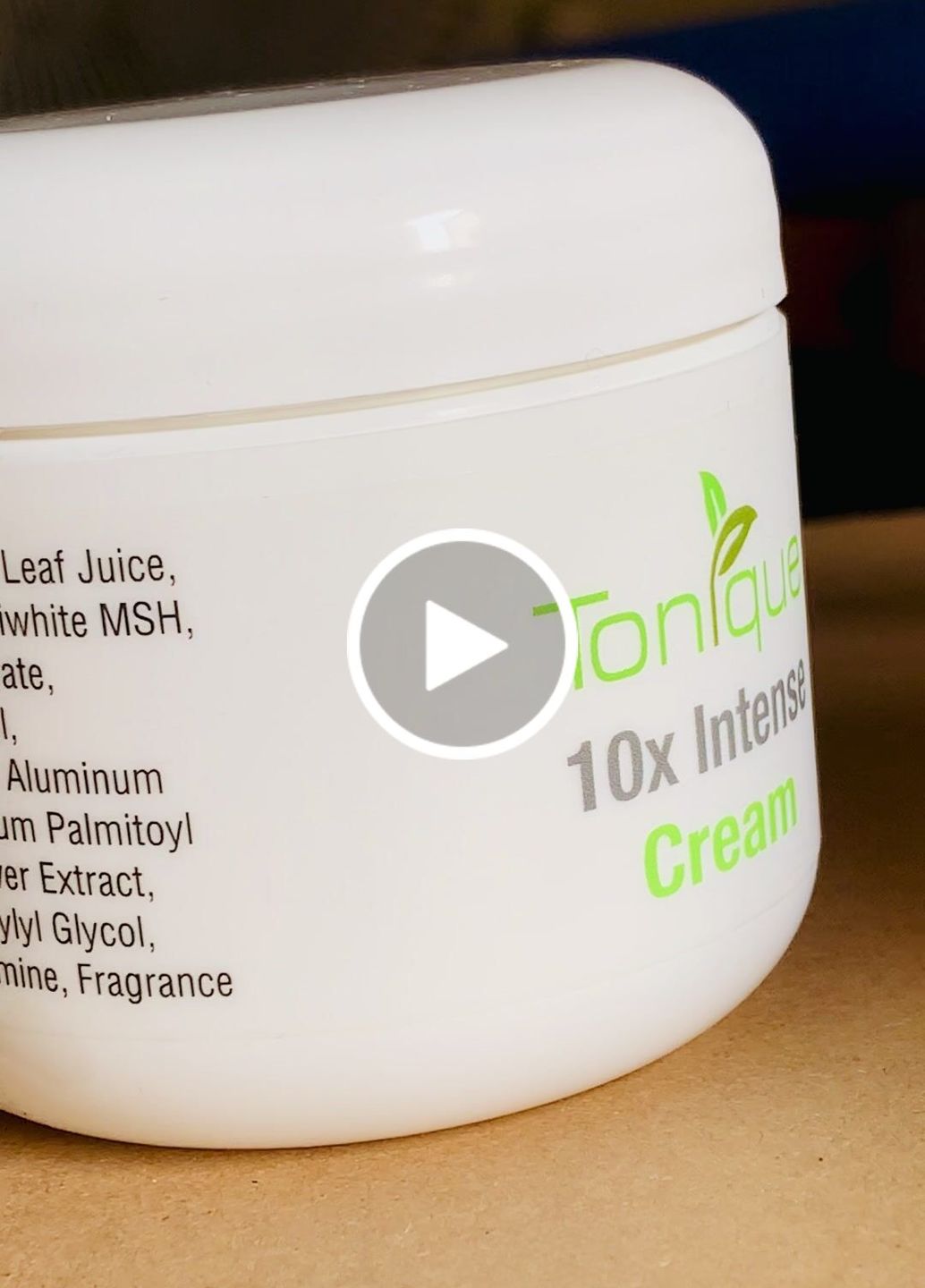 Customer video review of 10X Cream - Facial Skin Whitening Cream - Tonique