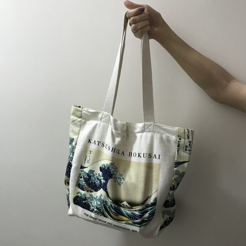 Customer photo review of The Great Wave off Kanagawa Bez Çanta