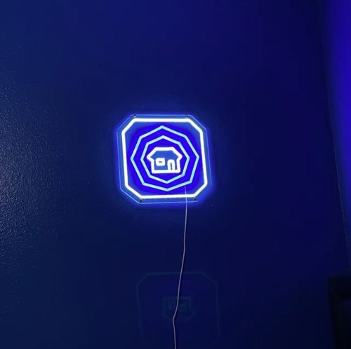 Customer photo review of HOME TABLET LED NEON SIGN