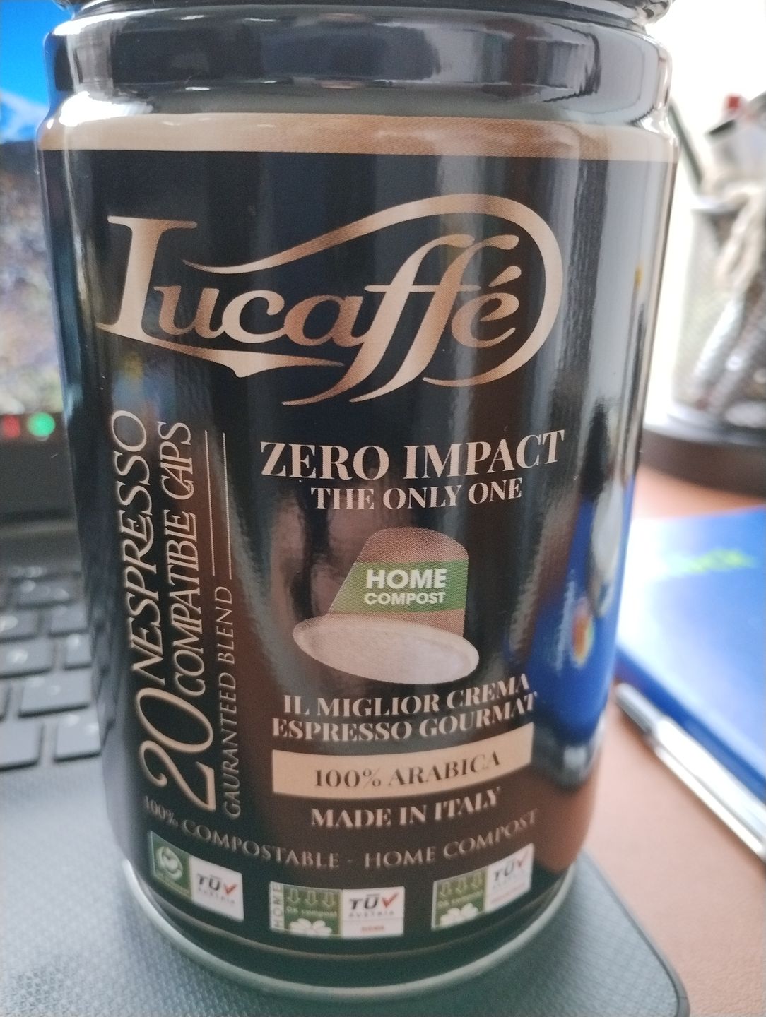 Customer photo review of Lata Lucaffe Mr. Exclusive 22 Cápsulas Compatibles con Nespresso