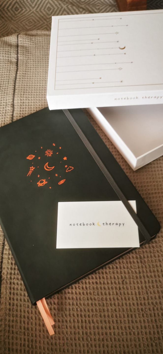 Customer photo review of Tsuki 'Night time' Limited Edition Bullet Journal ☾