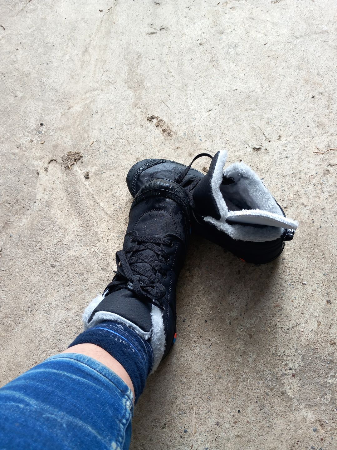 Customer photo review of Winter Pro Kids - wasserfeste Kinder-Barfußschuhe