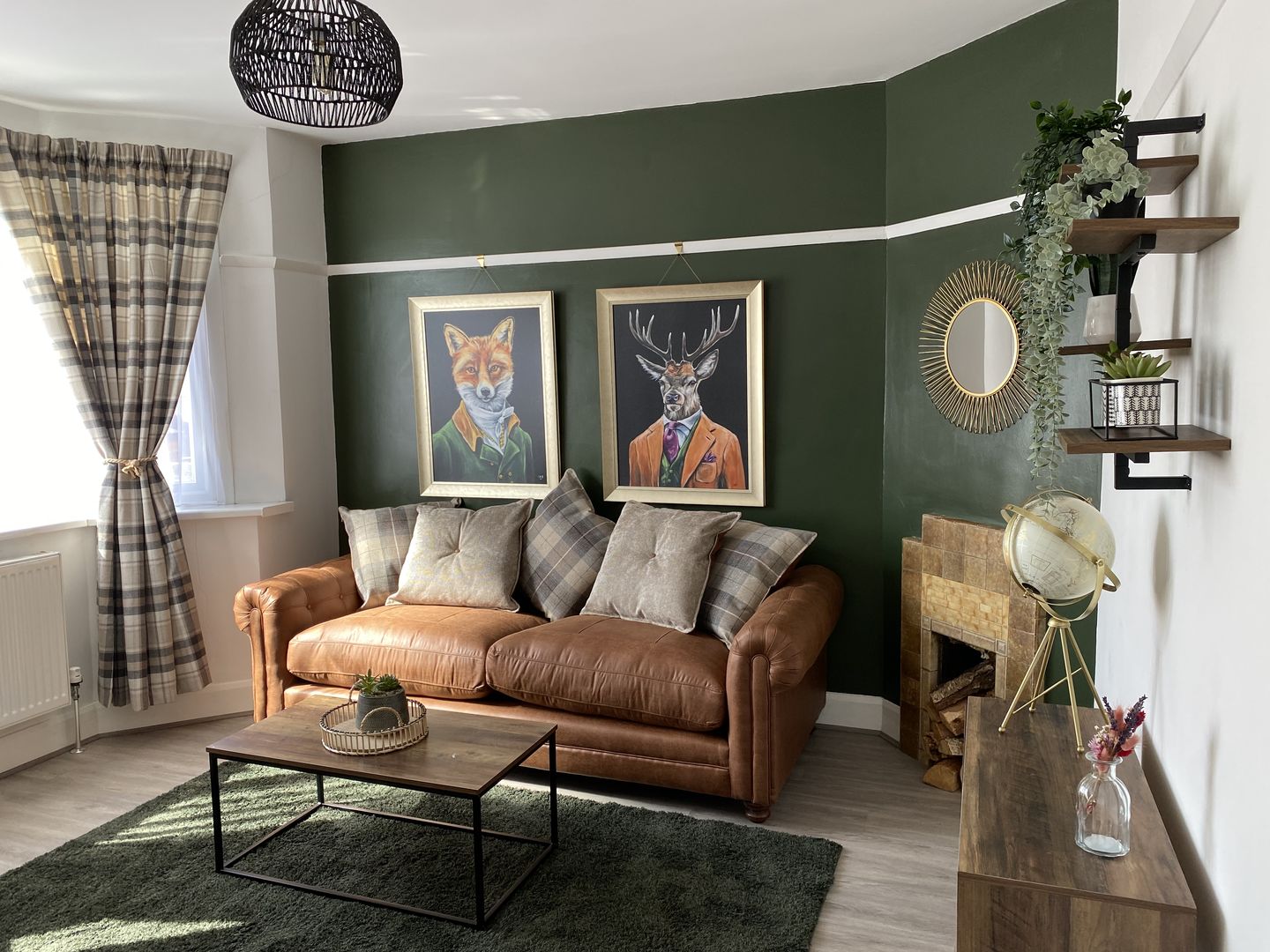 Customer photo review of Dapper Fox (Large Version) By Louise Brown **Free, Next Day Delivery