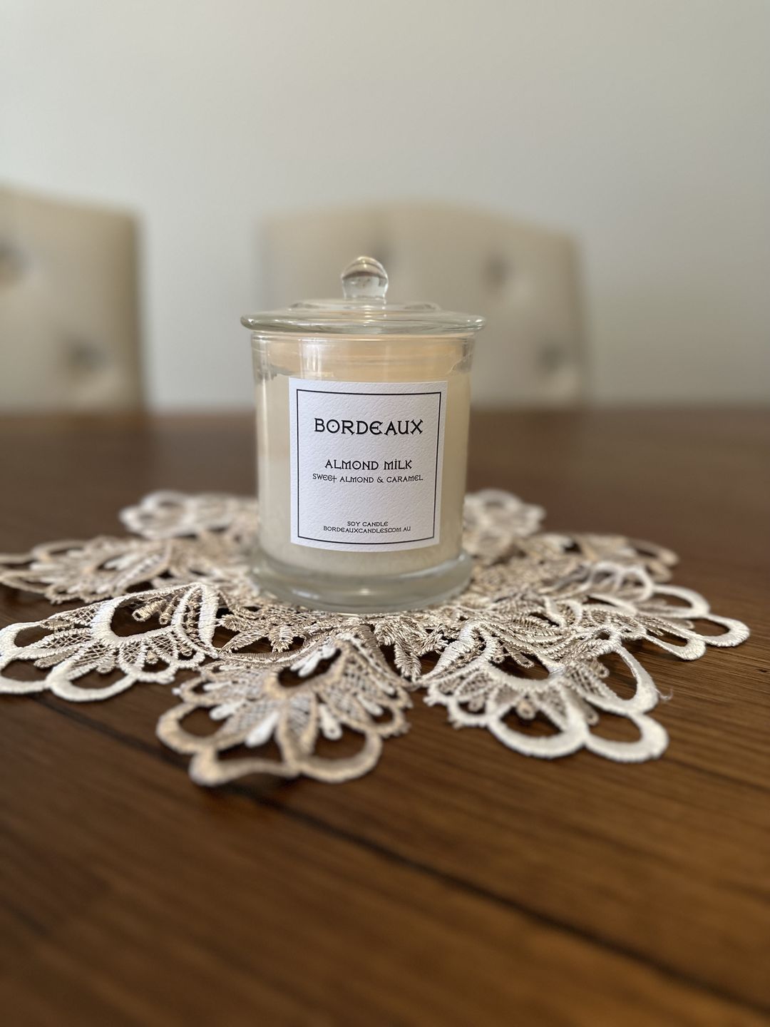 Customer photo review of Classic Candle - Almond Milk - Sweet Almond & Caramel
