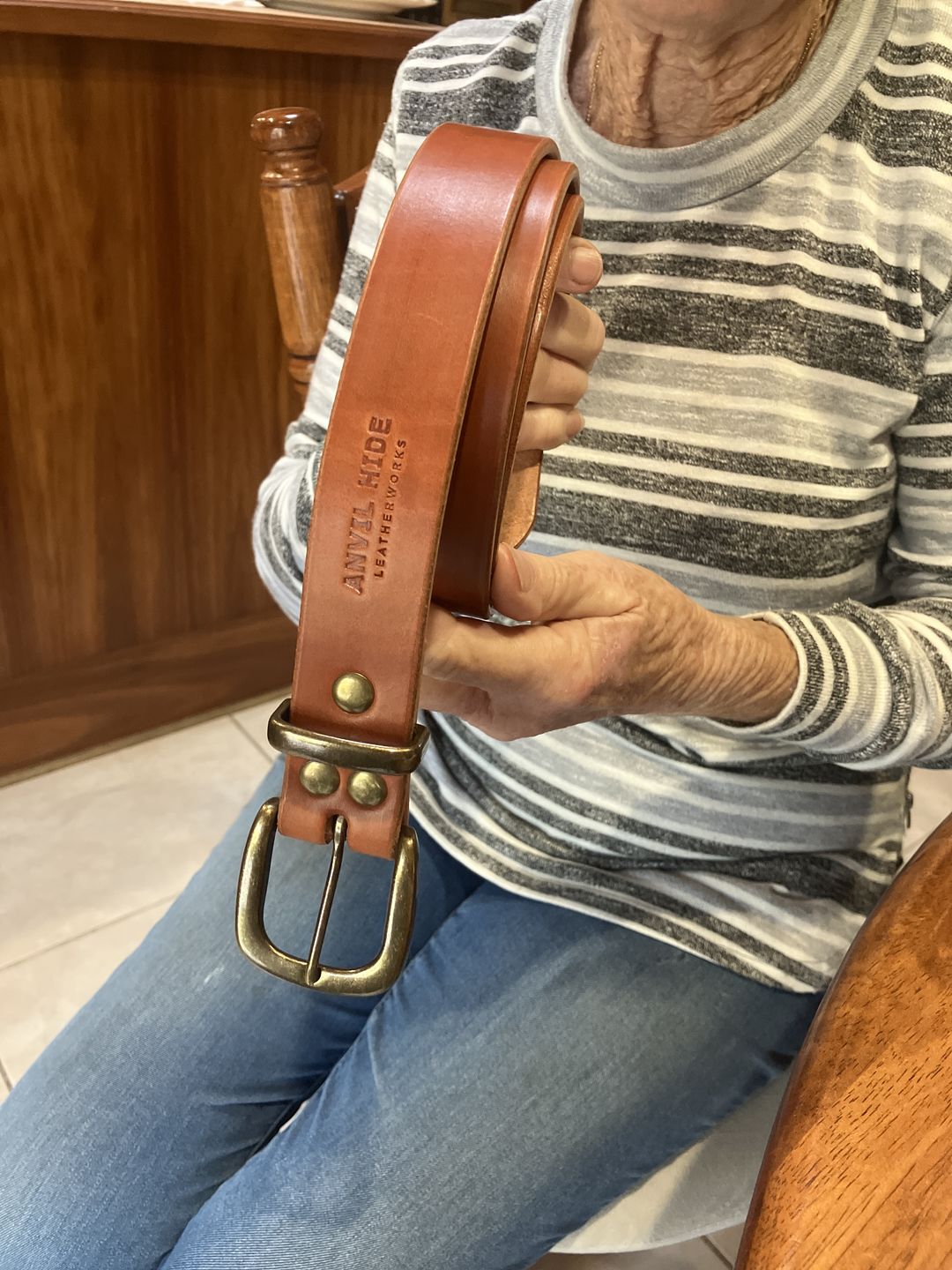 Customer photo review of The Heirloom Belt