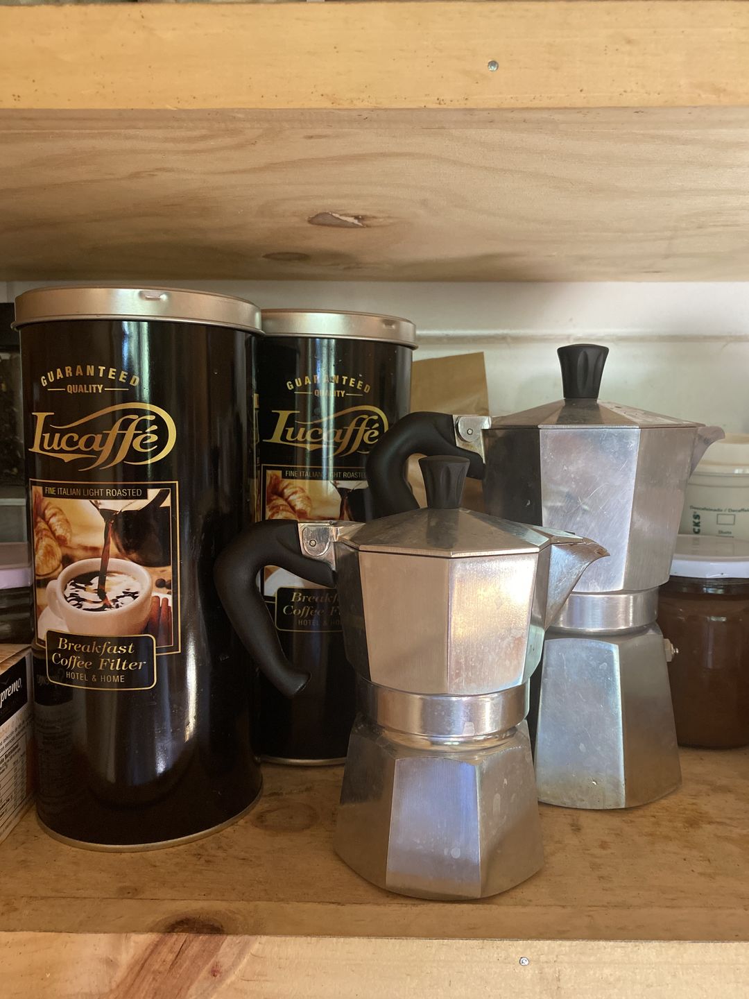Customer photo review of Lucaffe Breakfast Coffee filter 500 grs Grano Molido