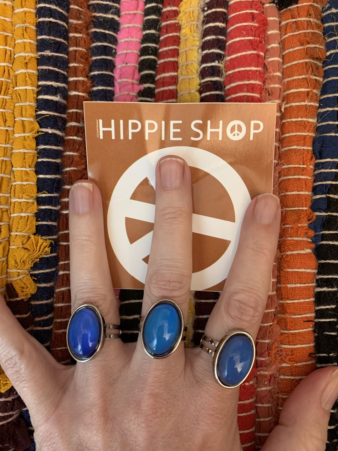 Customer photo review of Oval Mood Ring
