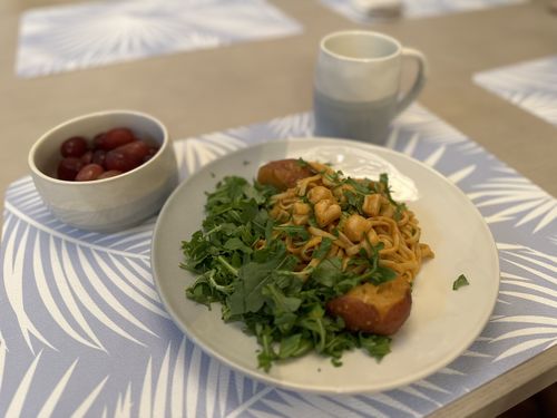 Customer photo review of Ceramic Dinner Plates  - Set of 4