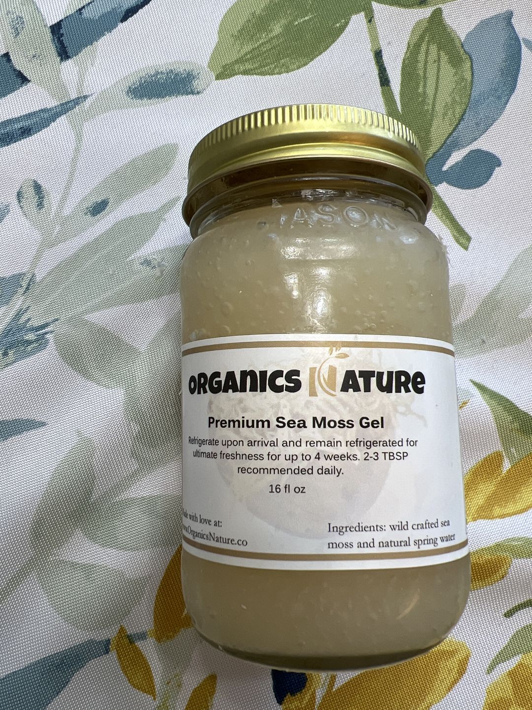 Customer photo review of Raw Wildcrafted Sea Moss 4oz - Sun Dried Sea Moss