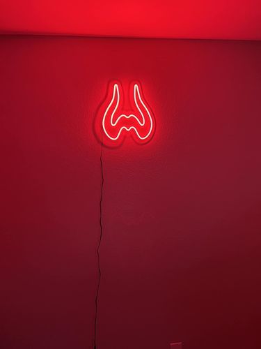 Customer photo review of GOD SYMBOLS LED NEON SIGN