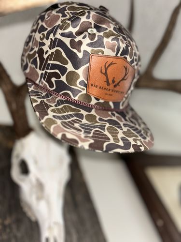 Customer photo review of Custom Leather Patch Rope Hat
