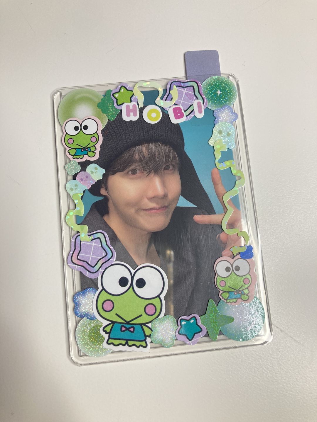 Customer photo review of PREMIUM CLEAR PHOTOCARD TOPLOADER
