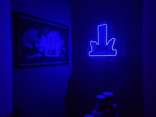 Customer photo review of RETRIBUTION LED NEON SIGN