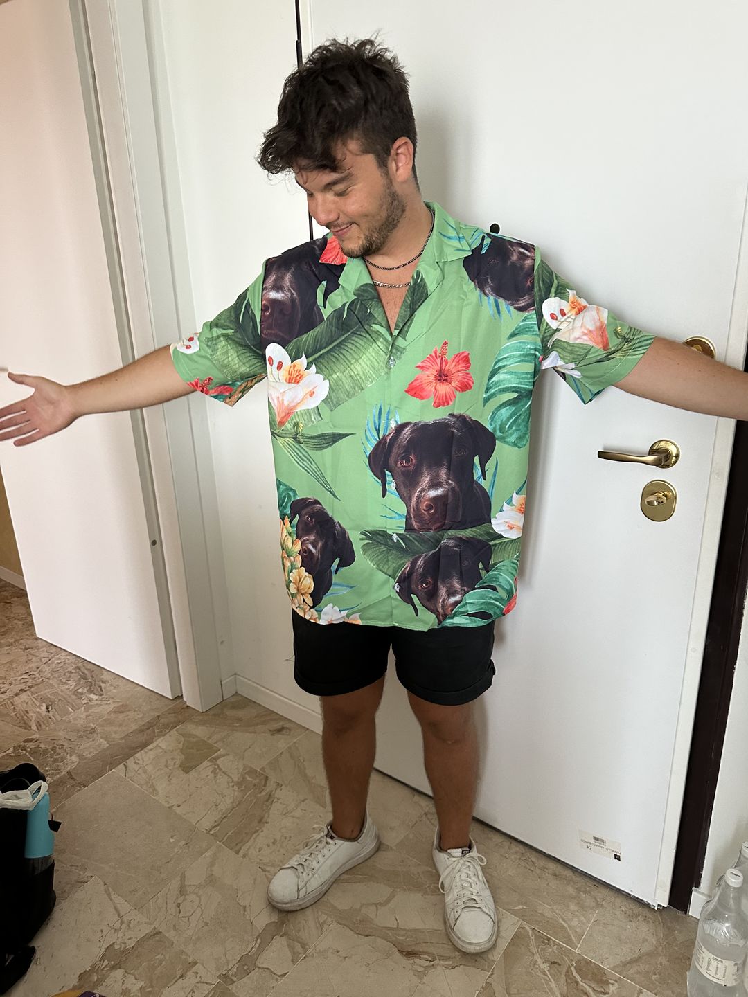 Customer photo review of La tua foto - Camicia hawaiana personalizzata