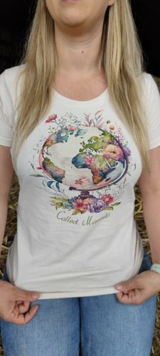Customer photo review of COLLECT MOMENTS  - Damen Premium Bio-Shirt