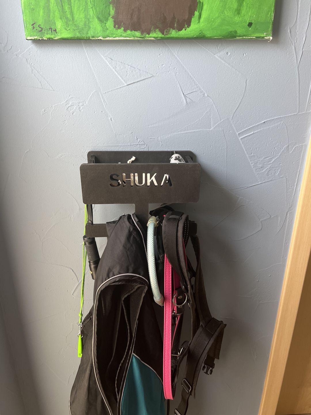 Customer photo review of PERSONALISIERUNG: Hundegarderobe L