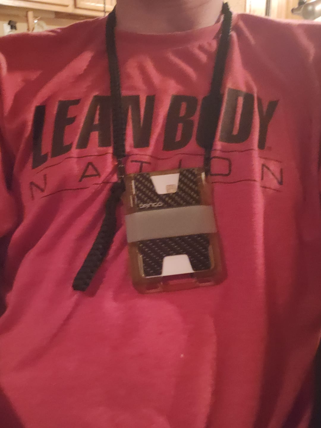 Customer photo review of NECK LANYARD & BADGE HOLDER