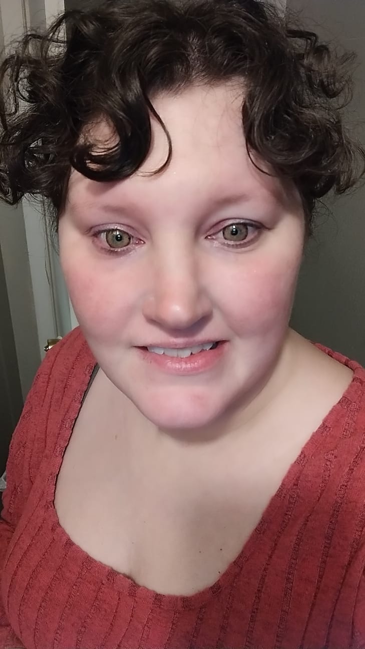 Customer photo review of Natural Avela Brown Colored Contact Lenses