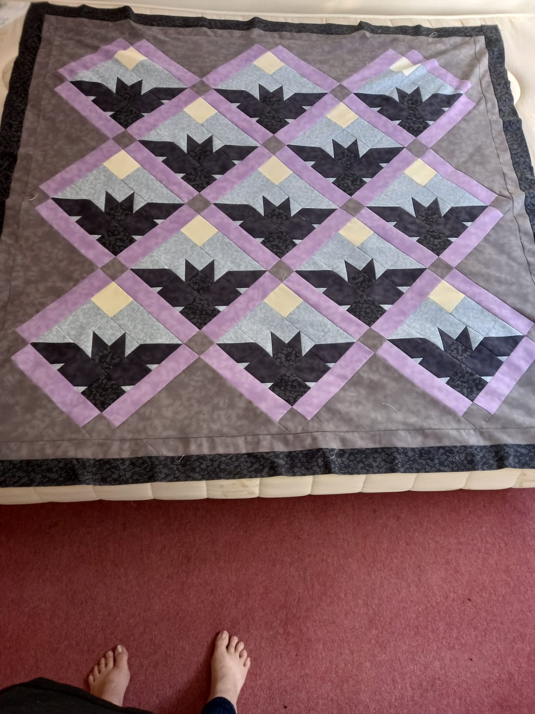 Customer photo review of Mini Oriental Flowers Craft Cotton Blender Fabric - John Louden