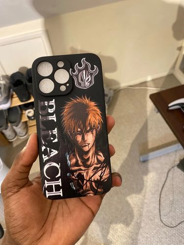 Customer photo review of Bleach Ichigo Kurosaki Savior Phone Case