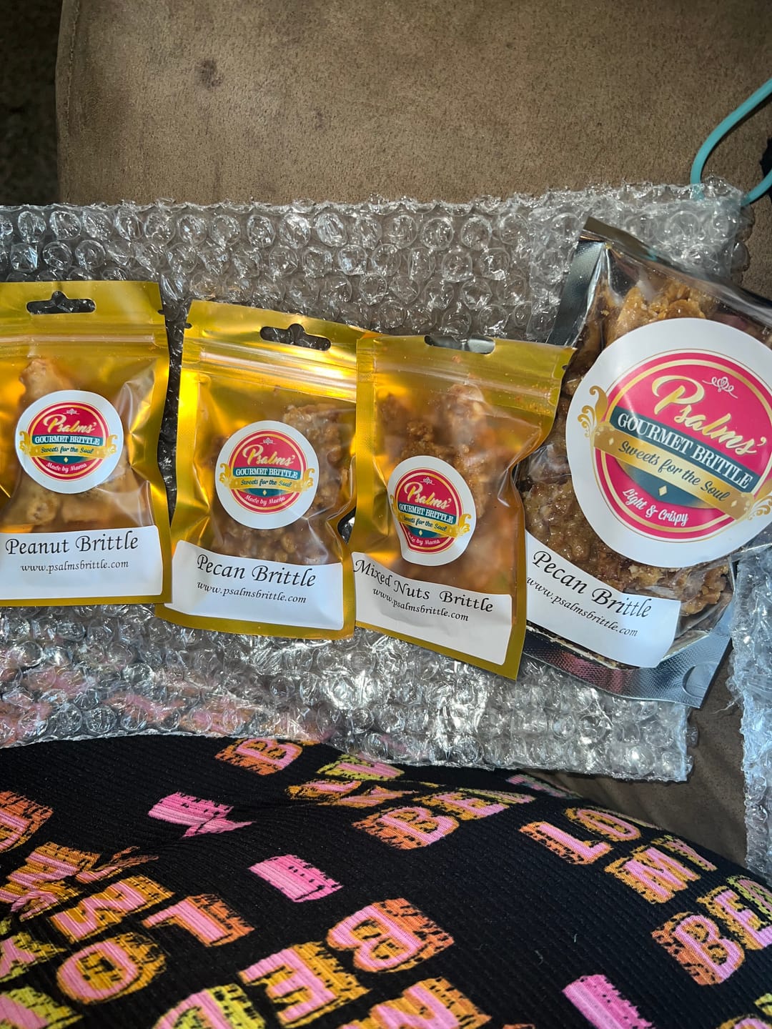 Customer photo review of Brittle Sample Pack