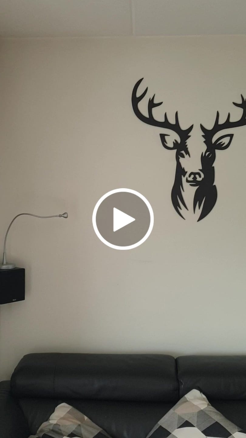 Customer video review of Wanddecoratie dieren | Hert 2-delig