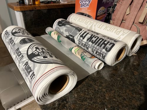 Customer photo review of Upload Your Own Gangsheet