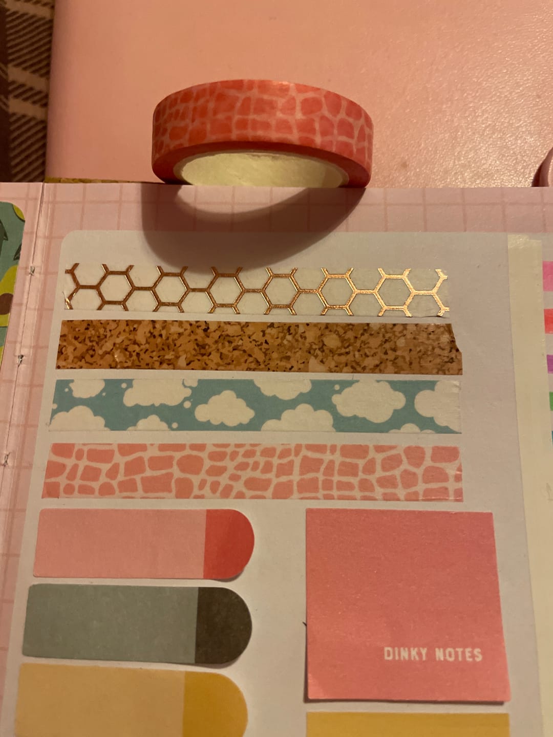 Customer photo review of Pink Croc Washi Tape 10mm