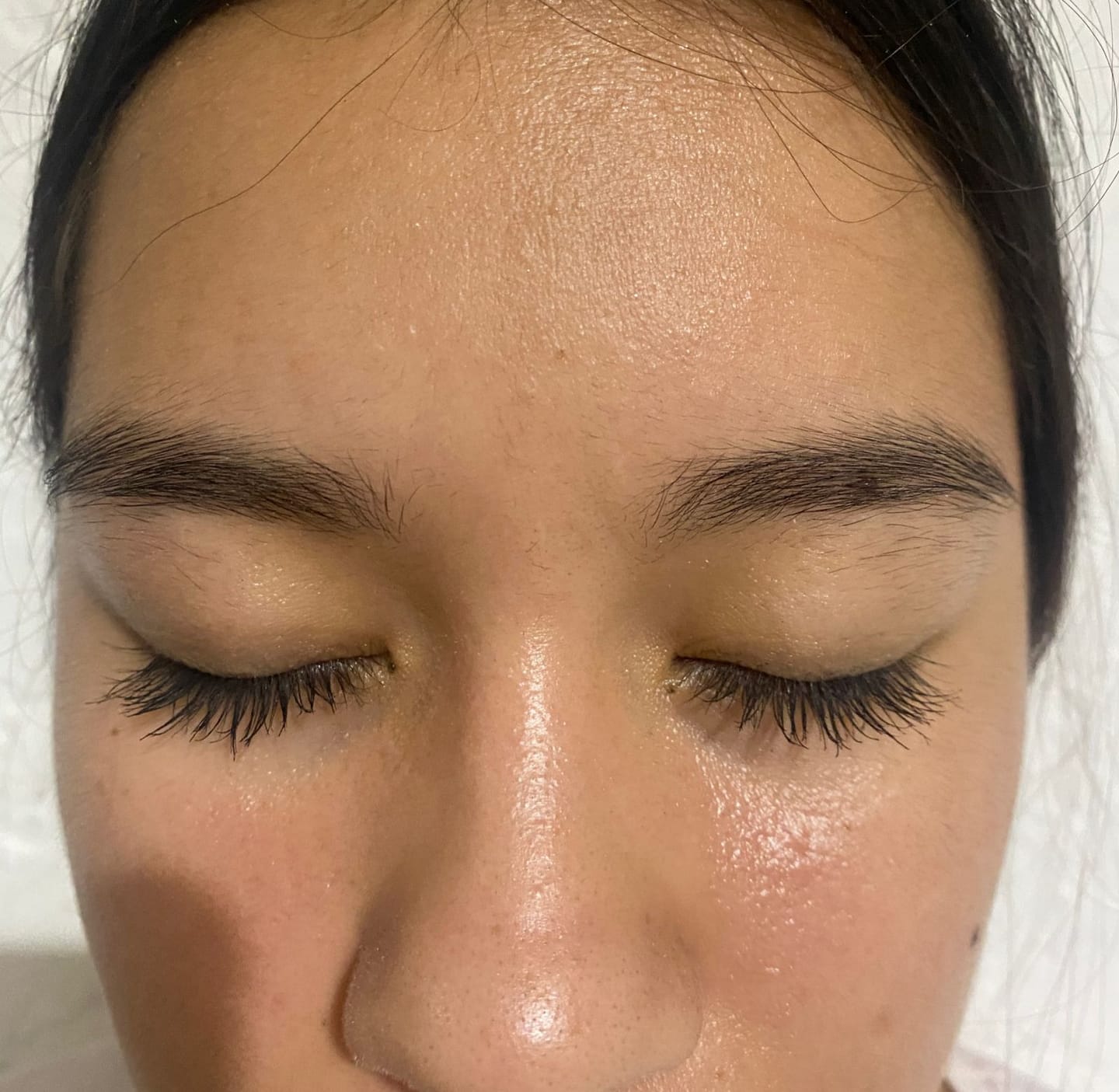 Customer photo review of CS EYELASH - Suero para crecimiento de pestañas y cejas