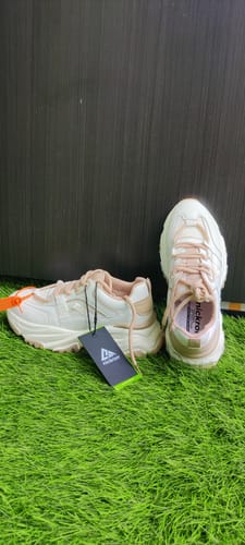 Customer photo review of Ivory Brown Women's Sneaker