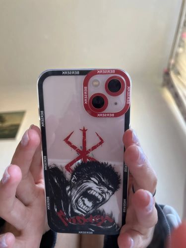 Customer photo review of Berserk Psycho Guts iPhone Case