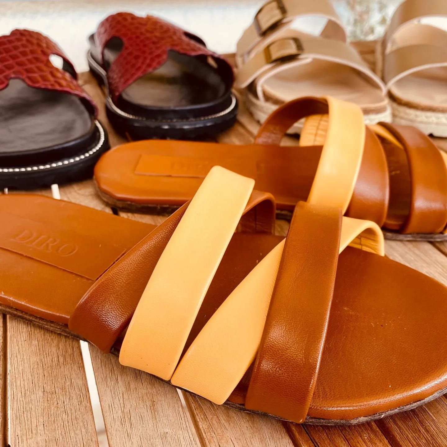 Customer photo review of DIY-Box: The Sandal Collection *Schmale Riemen*