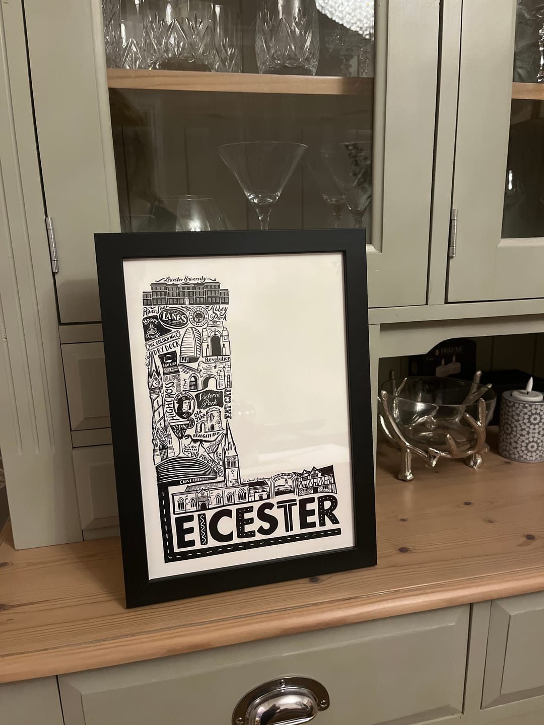 Customer photo review of Leicester Print