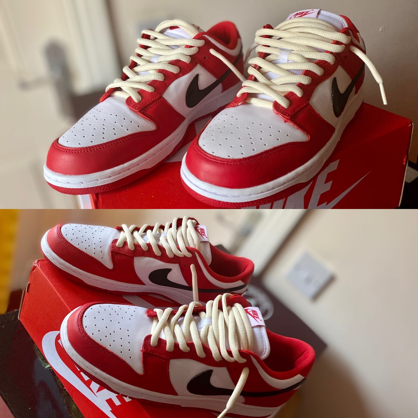 Customer photo review of Thick Oval Shoe Laces (Nike SB Laces)