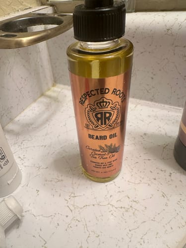 Customer photo review of NEW Item Alert! - Respected Roots Beard Oil