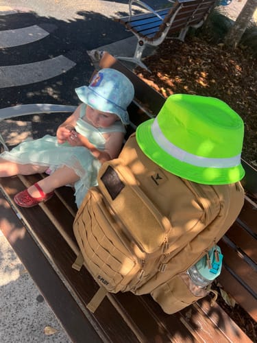 Customer photo review of Tacpac 'D-Ploy' Desert Storm Nappy Bag Set
