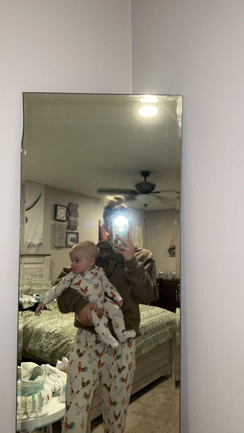 Customer photo review of Chicken Adult Pajamas Pants