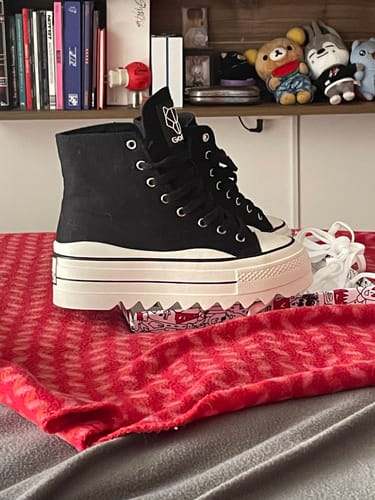 Customer photo review of ZAPATILLA PLATAFORMA NEGRA 33742