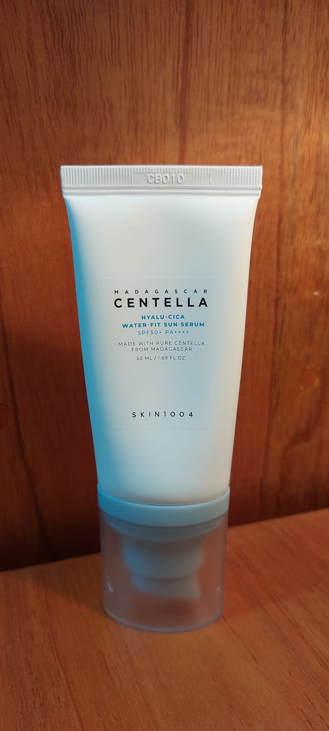 Customer photo review of MADAGASCAR CENTELLA HYALU-CICA WATER-FIT SUN SERUM SPF50+ PA++++ 50ml