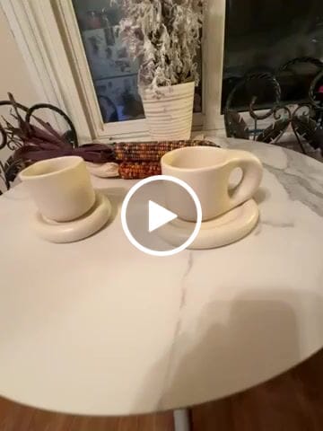 Customer video review of Artisan Nordic Chubby Mug & Plate