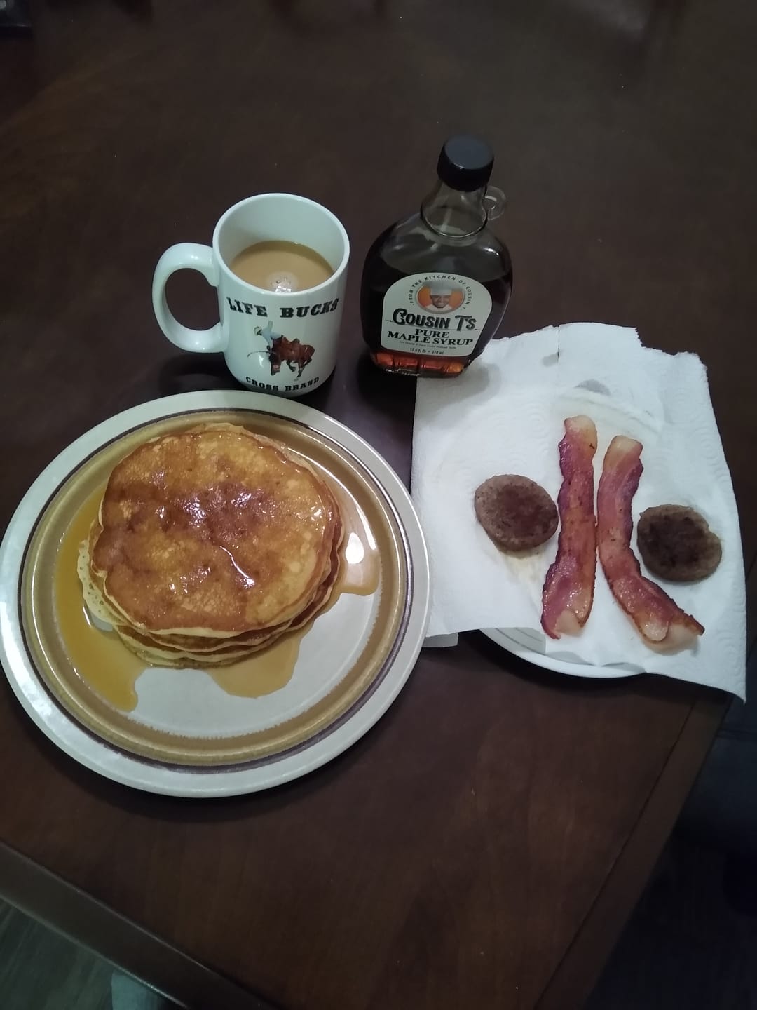 Customer photo review of Cousin T's Maple Syrup & Pancake Mix Bundle