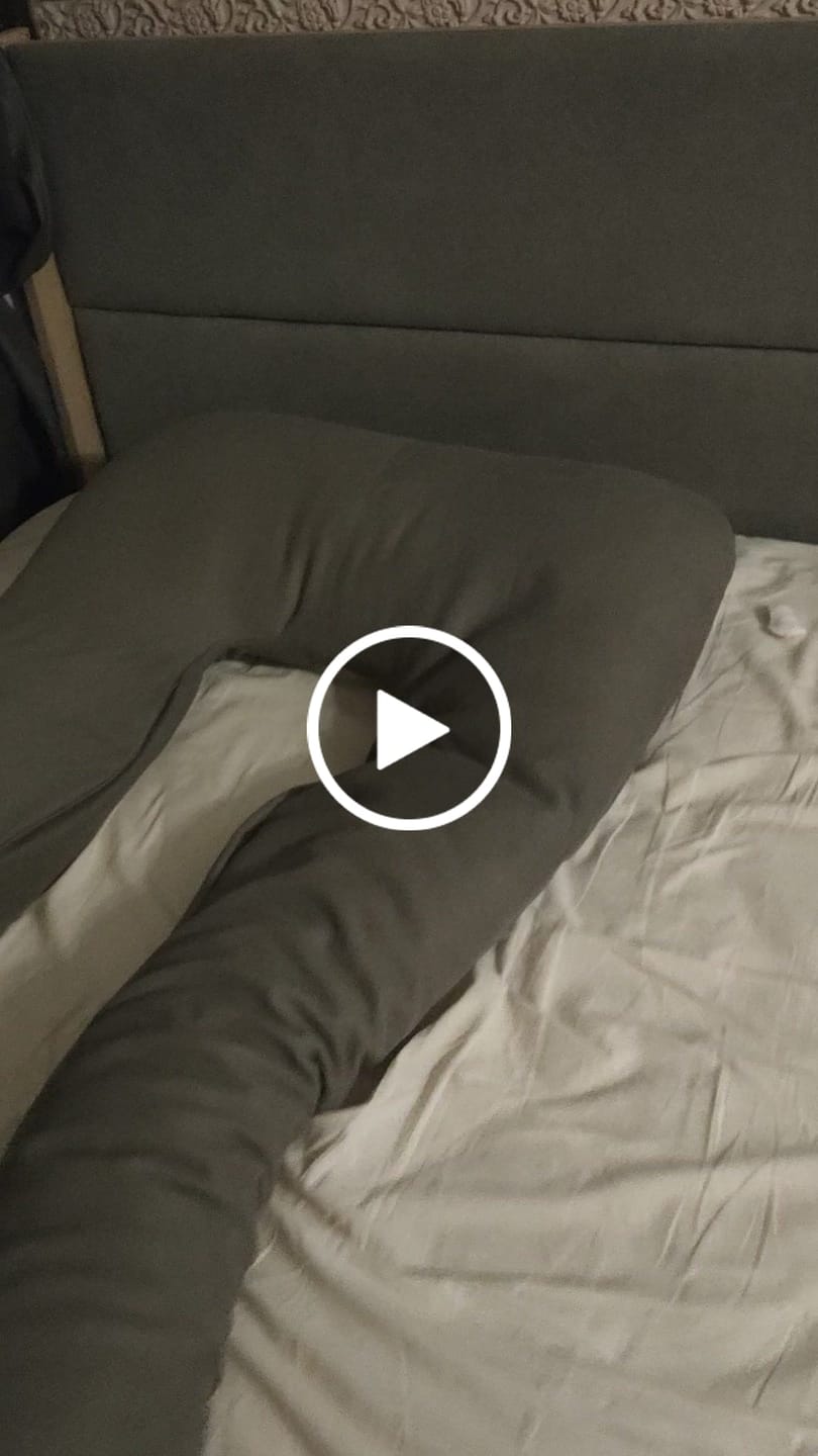 Customer video review of Long Pregnancy Pillow