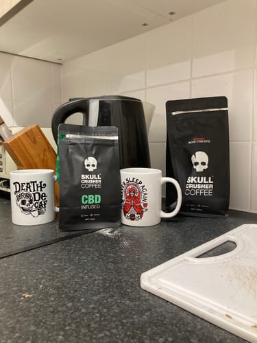 Customer photo review of » 11oz White Mug - Never Sleep Again (100% off)
