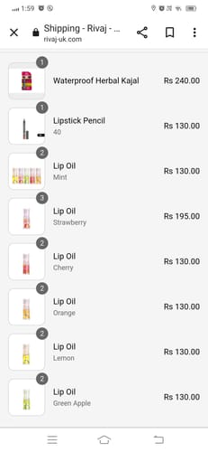 Customer photo review of Lip Oil