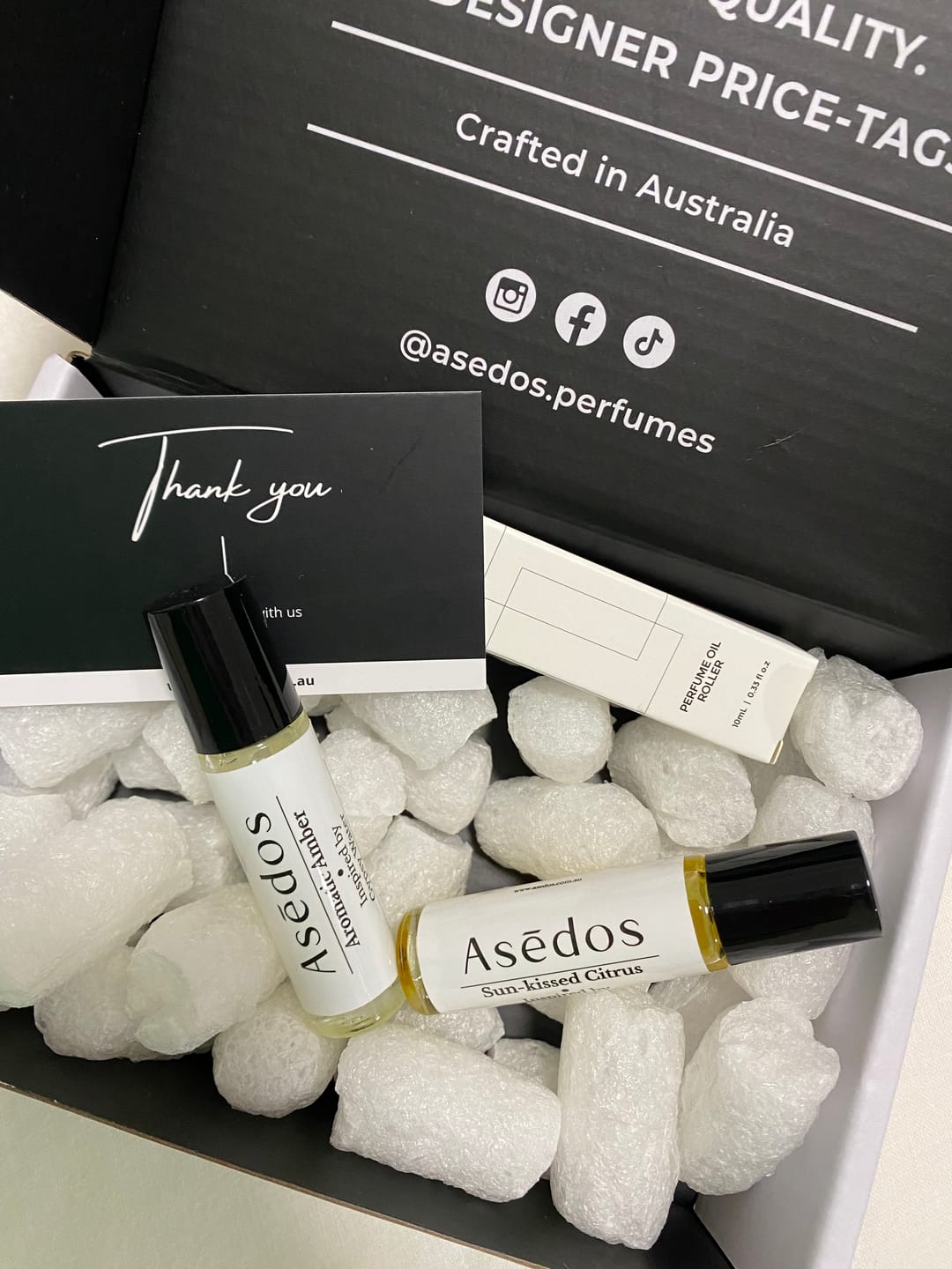 Customer photo review of AROMATIC AMBER PERFUME OIL