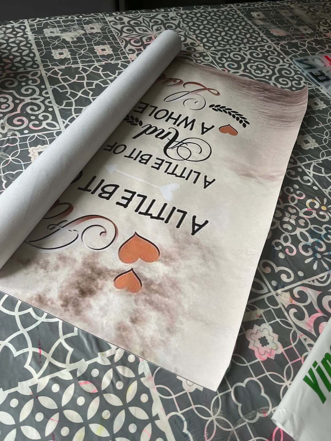 Customer photo review of Family A Little Bit Of Crazy - Personalized Canvas - Gift For Family