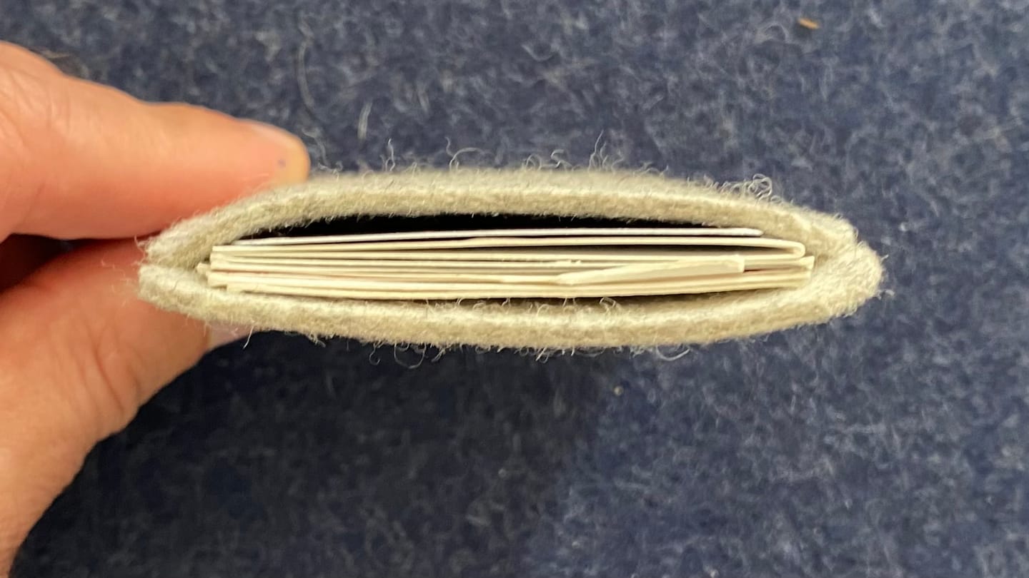 Customer photo review of card sleeve