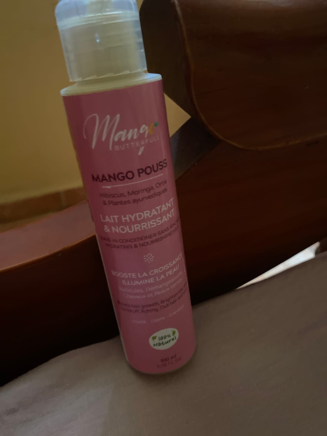 Customer photo review of Lait hydratant et nourrissant - POUSS